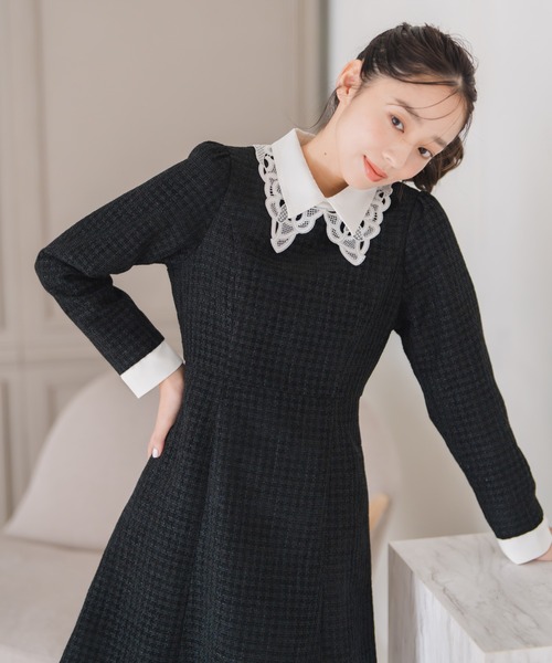 MISCH MASCH（ミッシュマッシュ） ワンピース 2025秋冬新作 レース襟