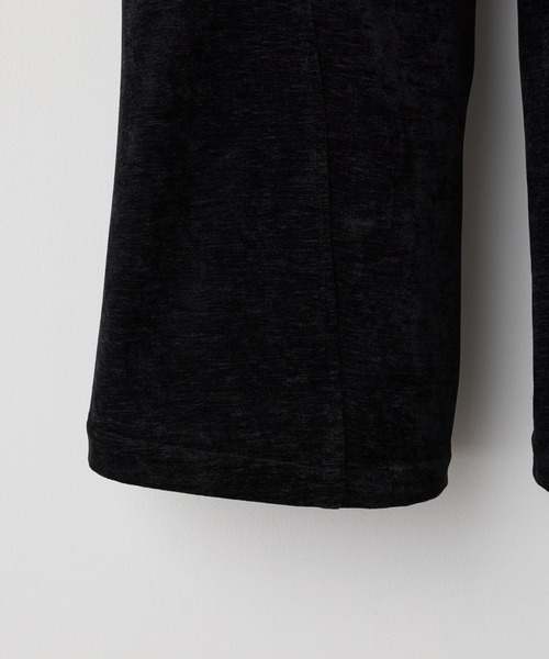 WYM LIDNM パンツ WASHED VELVET CURVE CUT WIDE PANTS メンズ