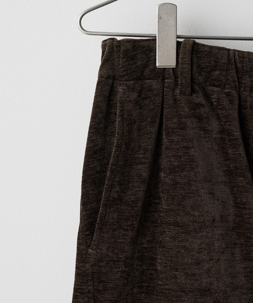 WYM LIDNM パンツ WASHED VELVET CURVE CUT WIDE PANTS メンズ WYM LIDNM パンツ WASHED VELVET CURVE CUT WIDE PANTS メンズ