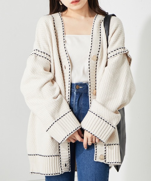 「Chico」 カーディガン FREE アイボリー レディース_画像2