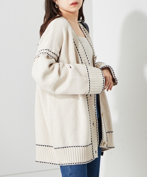 「Chico」 カーディガン FREE アイボリー レディース_画像3