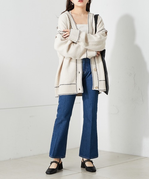 「Chico」 カーディガン FREE アイボリー レディース_画像4