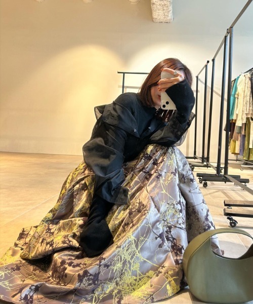 「FRAY I.D」 長袖シャツ ONE SIZE ブラック レディース_画像6