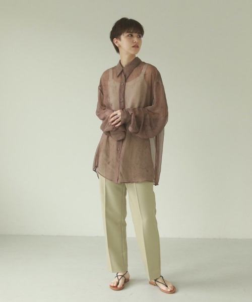 TODAYFUL グリーンチノパン 、シャツセット TODAYFUL グリーンチノパン