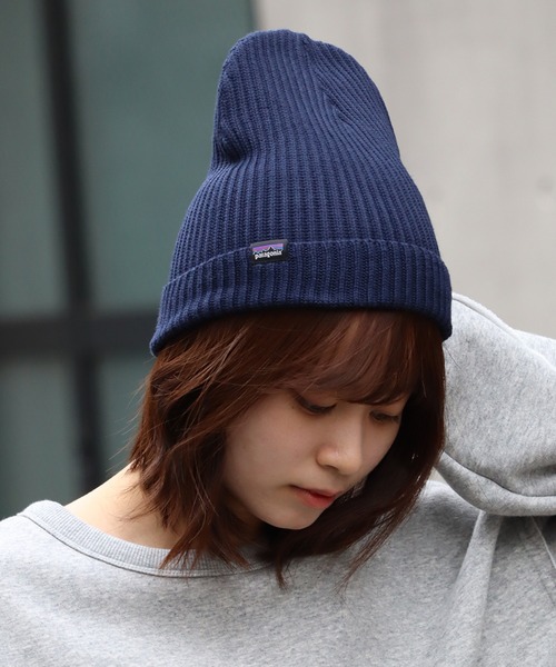 patagonia（パタゴニア） ニットキャップ FREE ネイビー レディース