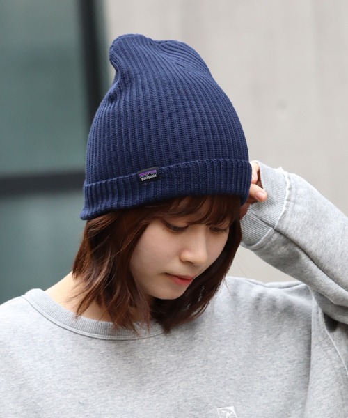 patagonia（パタゴニア） ニットキャップ FREE ネイビー レディース