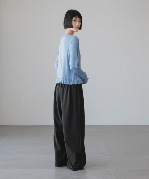 フリルカーディガンＬＳ　ブラック　638337 ローリーズファーム セール】フリルカーディガンLS 638337（Tシャツ/カットソー