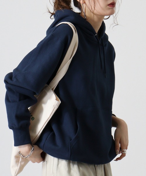 「CROSS & STITCH」 プルオーバーパーカー S ネイビー メンズ_画像7