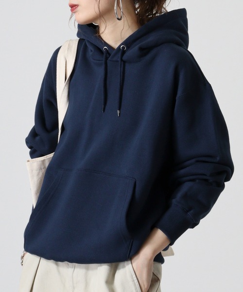 「CROSS & STITCH」 プルオーバーパーカー S ネイビー メンズ_画像8