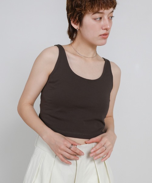 select MOCA（セレクトモカ） タンクトップ ノースリーブ カップ付き