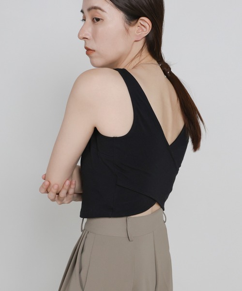 select MOCA（セレクトモカ） タンクトップ ノースリーブ カップ付き