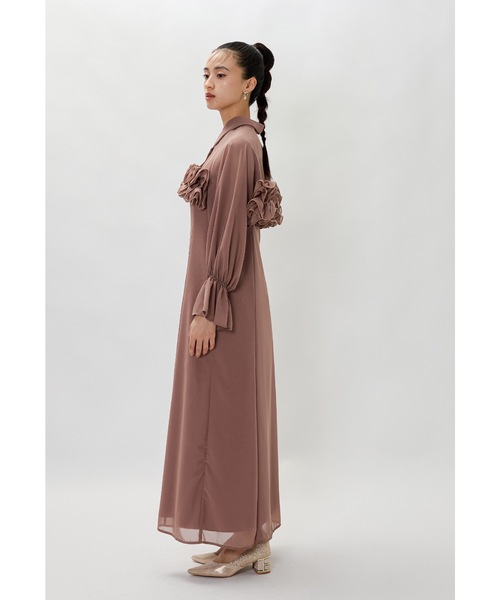 「niana」 キャミソールワンピース M チャコール レディースの画像