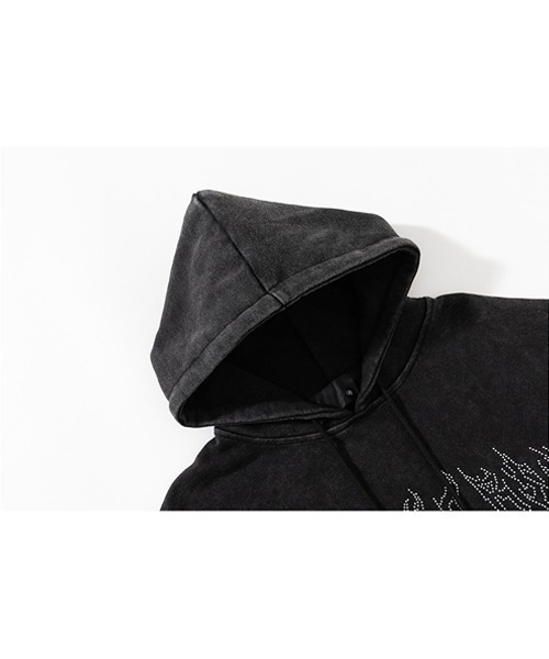 「Ressaca」 プルオーバーパーカー M ブラック メンズ_画像3