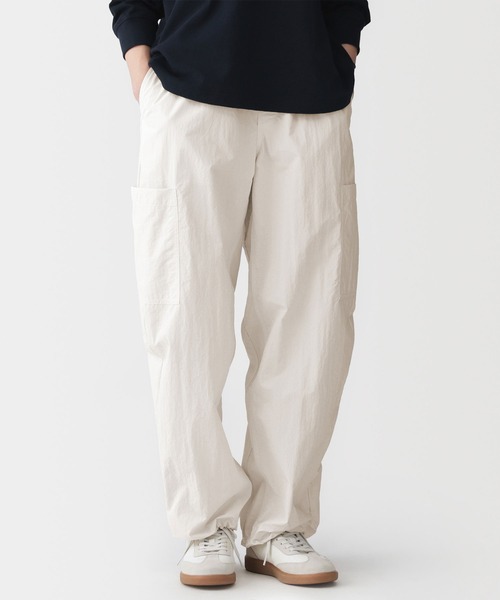 無印良品（MUJI） ワイドパンツ パンツ 婦人 撥水 ユーティリティー