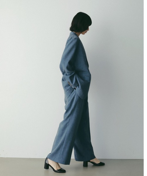 パンツ 「多機能・セットアップ対応可能」リネンライクパンツ レディースの画像