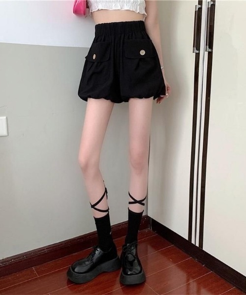 Mejoul パンツ 「2026春夏新作」カーゴポケットハイウエストバルーン