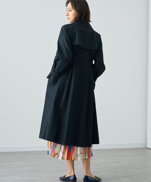 ANAYI 38 トレンチコート ネイビー ANAYI（アナイ） トレンチコート 38 ネイビー レディース : ZOZOTOWN
