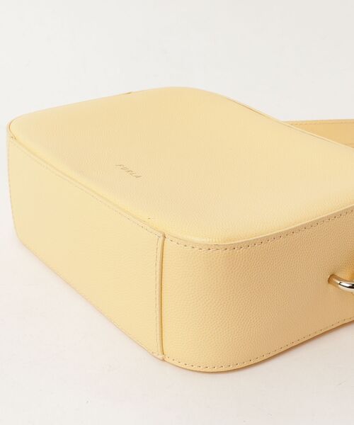 FURLA ショルダーバッグ NWT FURLA Lilli Saffiano Leather Crossbody Double Zip Pouch Camera