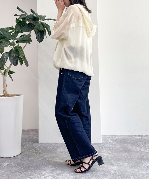 「fredy emue」 半袖ブラウス 38 アイボリー レディース_画像4