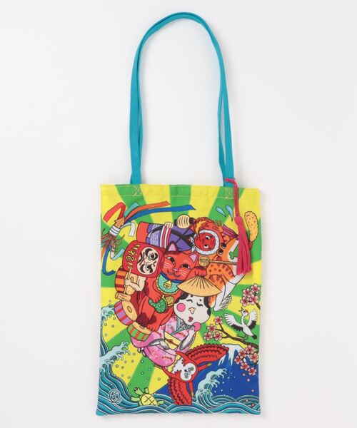 カヤ トートバッグ 「鈴木ひょっとこ×倭物やカヤ」トートバッグ