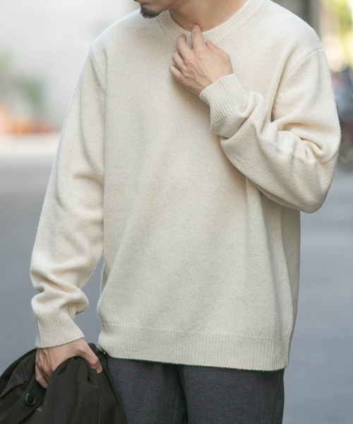 「URBAN RESEARCH ROSSO MEN」 長袖ニット X-LARGE ブラック メンズ_画像3