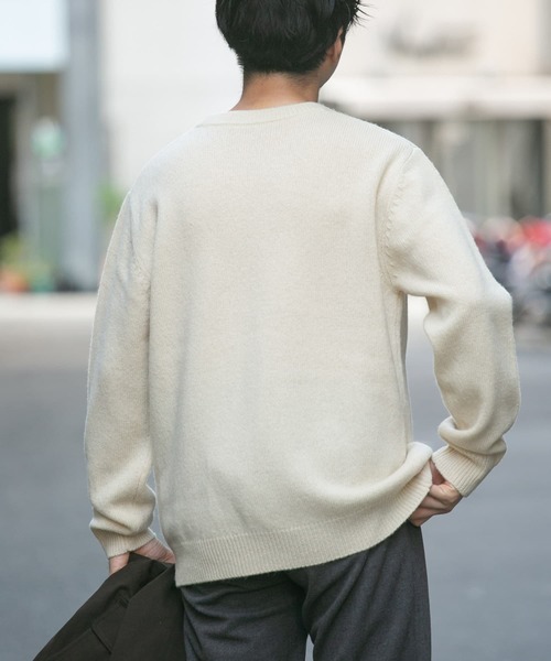 「URBAN RESEARCH ROSSO MEN」 長袖ニット X-LARGE ブラック メンズ_画像6
