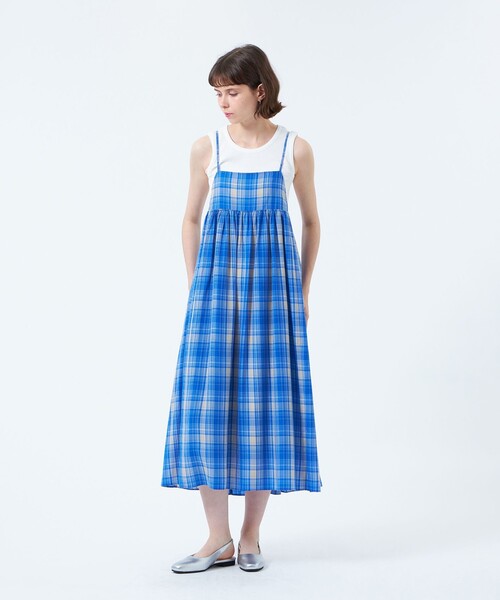「MACKINTOSH PHILOSOPHY」 キャミソールワンピース 38 ベージュ レディース_1