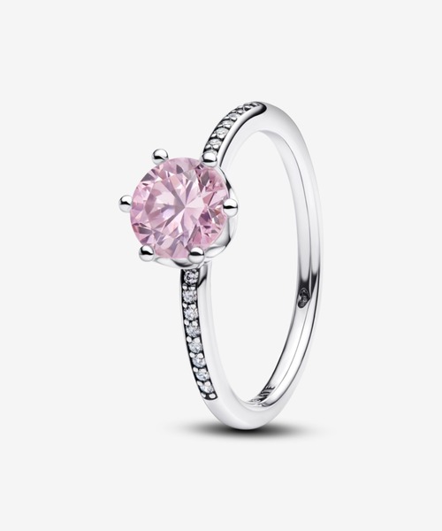 PANDORA（パンドラ） 指輪 リング ピンク スパークリング クラウン