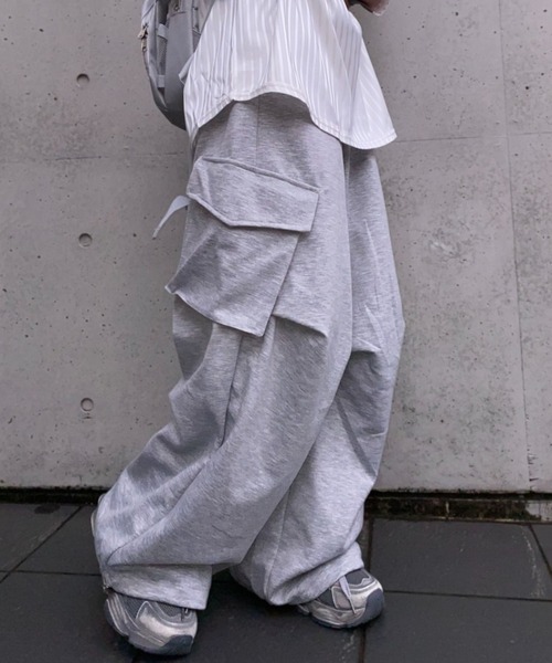 lilful ワイドパンツ スウェットパンツ ジャージ 「26年春夏新作