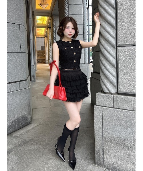 ♥♡❤︎ダーリッチ ミニマルハンドバッグ ブボーダー ホ✨ Darich - ♡ ダーリッチ Darich ♡ ミニマルハンドバッグ ホワイトの