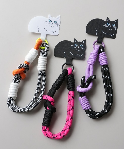 ammy. / エイミードット 」 ねこ モチーフ スマホハンドストラップ