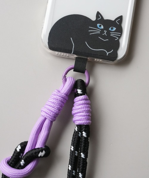 ammy. / エイミードット 」 ねこ モチーフ スマホハンドストラップ