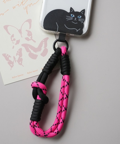 ammy. / エイミードット 」 ねこ モチーフ スマホハンドストラップ