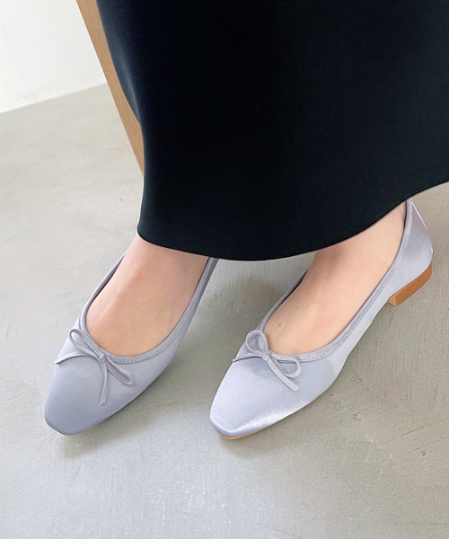 LE TALON（ル タロン） バレエシューズ パンプス フレンチスクエア