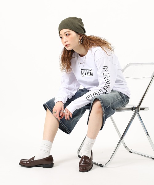 PRO CLUB（プロクラブ） tシャツ PRO CLUB L/S TEE ボックスロゴ