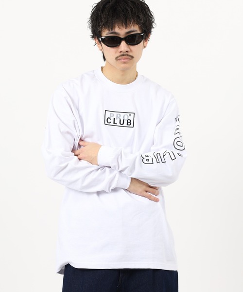 PRO CLUB（プロクラブ） tシャツ PRO CLUB L/S TEE ボックスロゴ