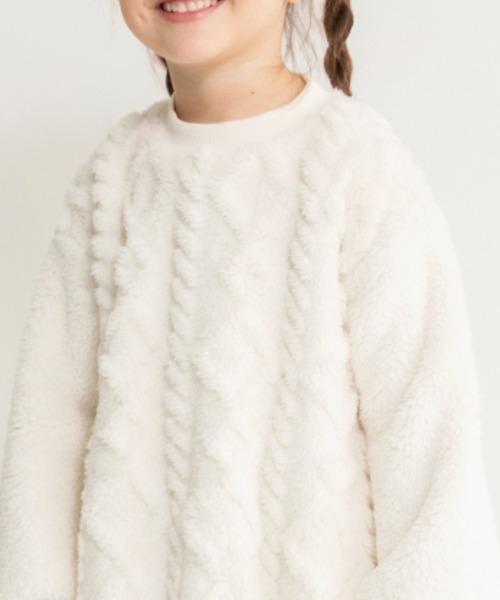 「branshes」 「KIDS」長袖ワンピース 150 アイボリー キッズ_画像7