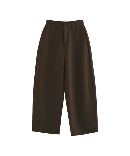 「Re:EDIT」 スラックス MEDIUM チャコールグレー レディース_画像7