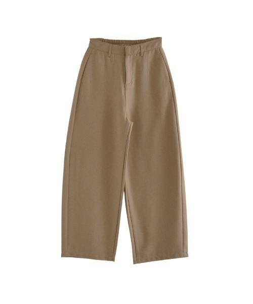 「Re:EDIT」 スラックス MEDIUM チャコールグレー レディース_画像9