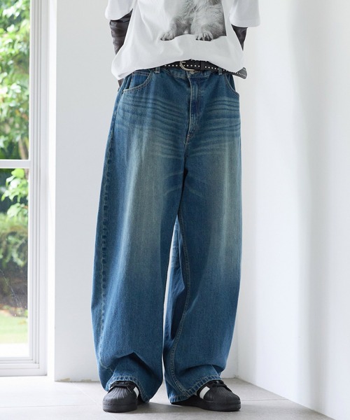 PBLIM ワイドパンツ ジーンズ デニム デニムパンツ 「UNISEX/3サイズ