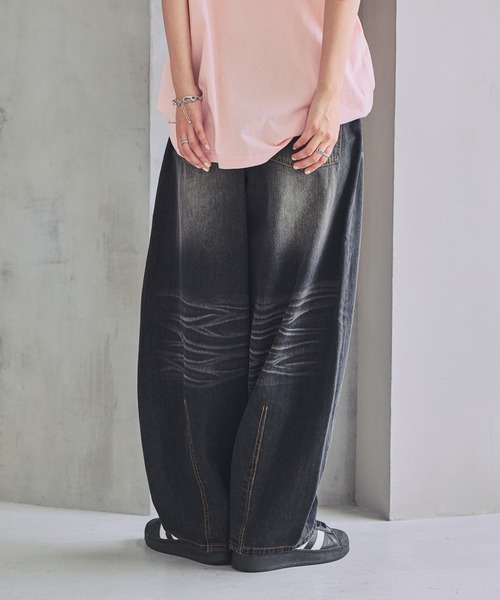 PBLIM ワイドパンツ ジーンズ デニム デニムパンツ 「UNISEX/3サイズ
