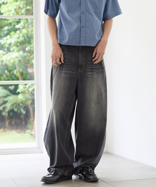 PBLIM ワイドパンツ ジーンズ デニム デニムパンツ 「UNISEX/3サイズ