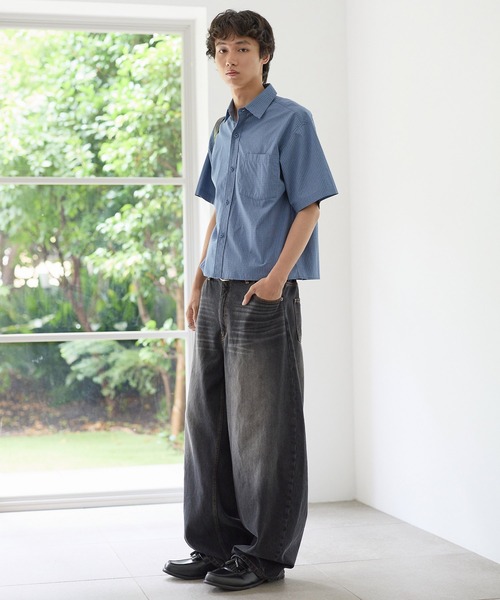PBLIM ワイドパンツ ジーンズ デニム デニムパンツ 「UNISEX/3サイズ