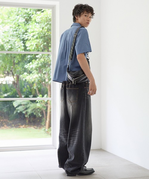 PBLIM ワイドパンツ ジーンズ デニム デニムパンツ 「UNISEX/3サイズ
