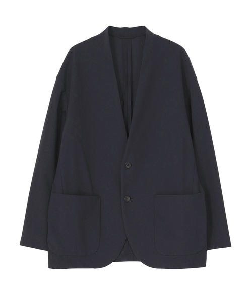 新品　ノーカラージャケット　コート 黒　S ZUCCa（ズッカ） ノーカラージャケット M size ネイビー レディース