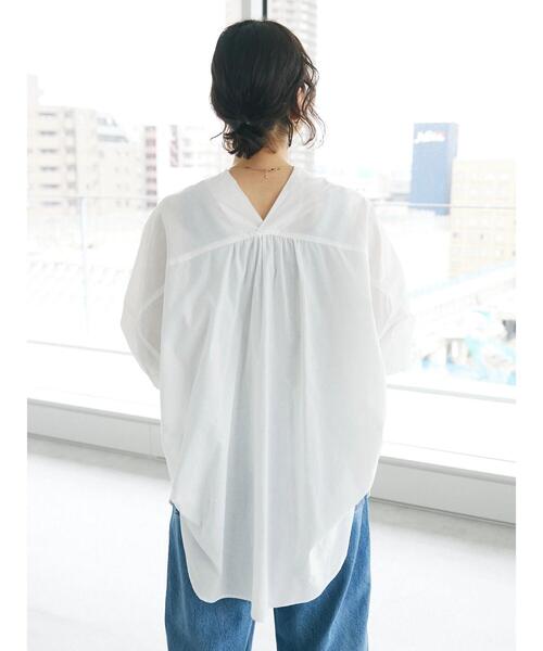 「CRAFT STANDARD BOUTIQUE」 長袖ブラウス FREE サックスブルー レディース_画像5