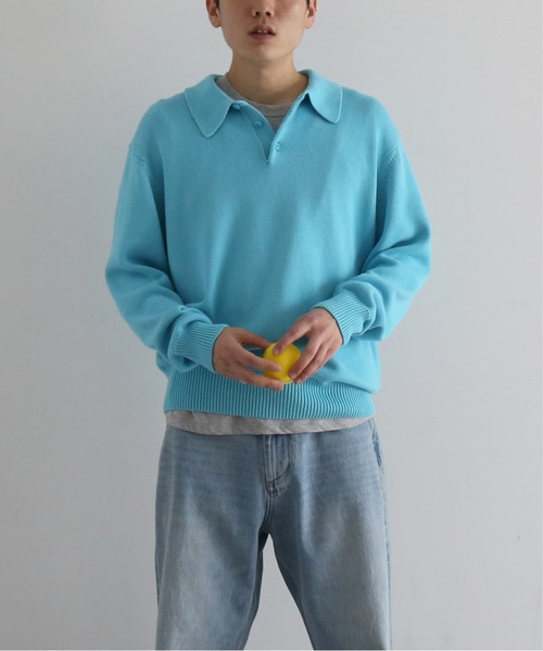 KAIKO（カイコー） セーター ニット KAIKO knit polo shirt メンズ
