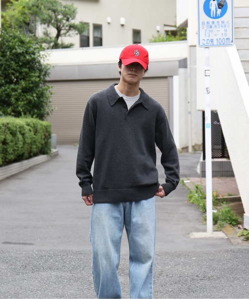 KAIKO（カイコー） セーター ニット KAIKO knit polo shirt メンズ