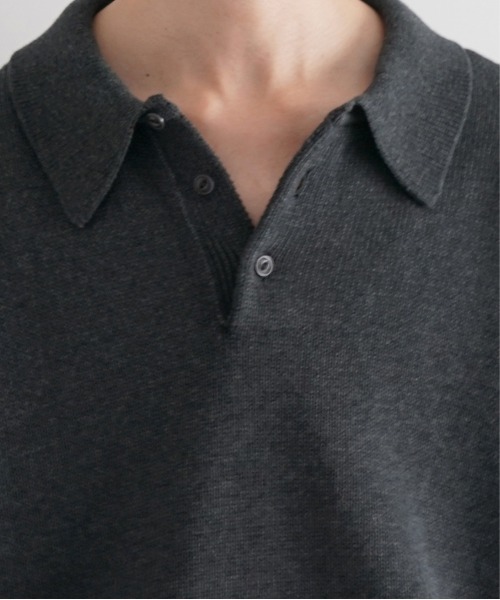 KAIKO（カイコー） セーター ニット KAIKO knit polo shirt メンズ