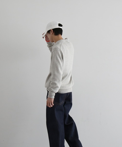 KAIKO（カイコー） セーター ニット KAIKO knit polo shirt メンズ